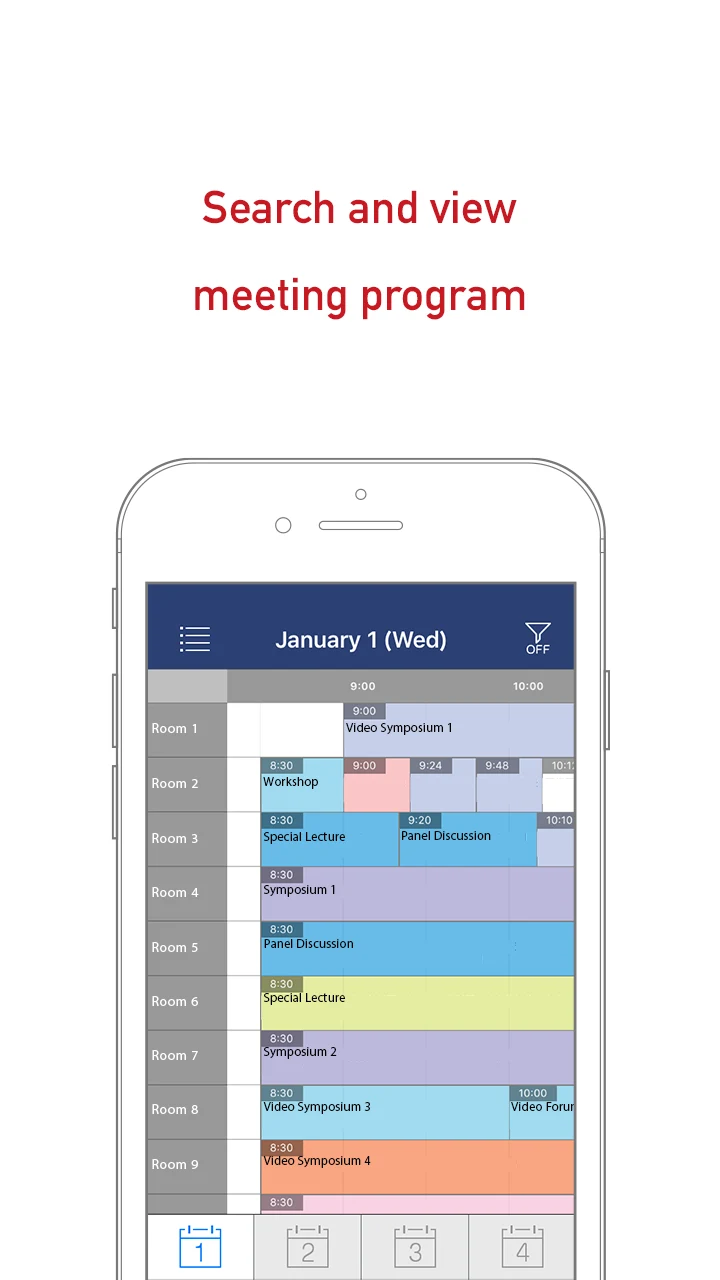 JSCO meeting - Congress App screenshot